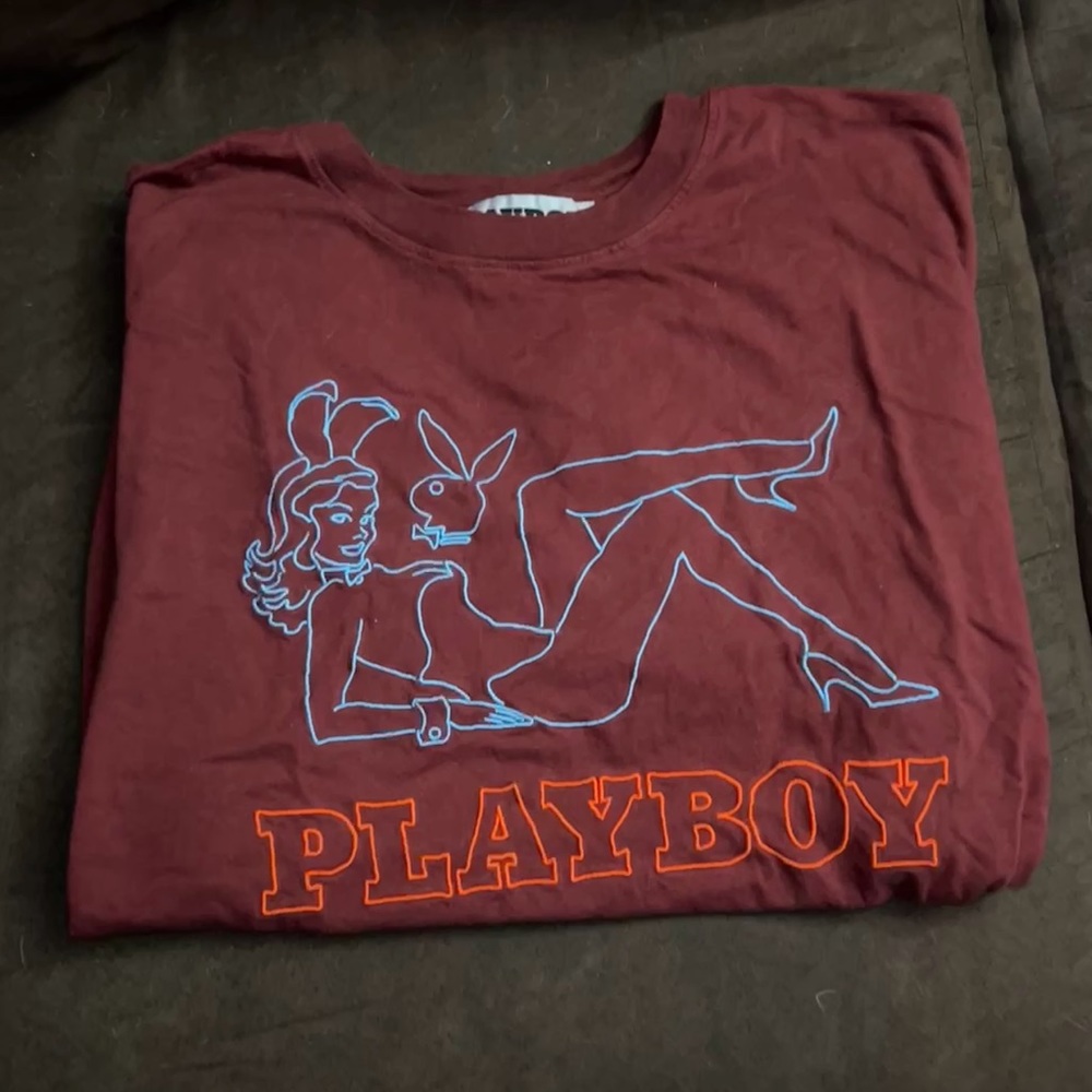 Embroidered Playboy tee